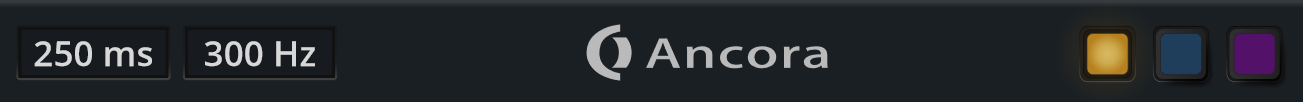 Curve selection bar