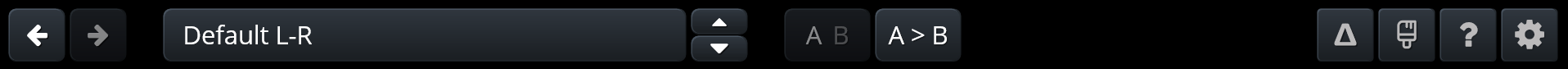 Toolbar overview