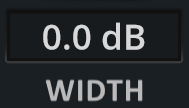 Width knob