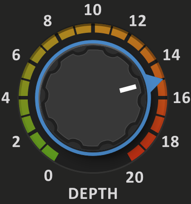 Depth knob