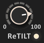 ReTilt Amount knob